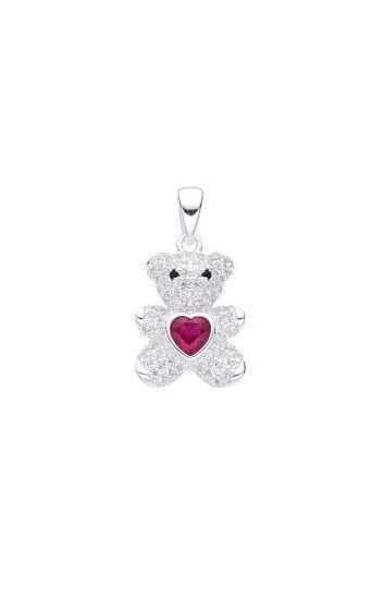 Dije Colgante de Oso con Circones y Cubic