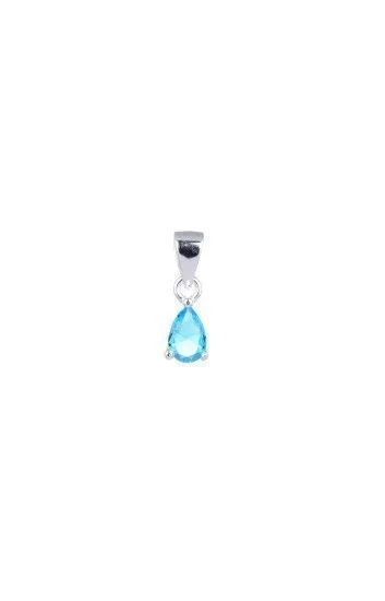 Dije con Cubic de Gota 4x6mm