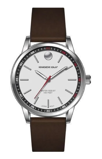 Reloj Knock Out Cuero Hombre 2590.024