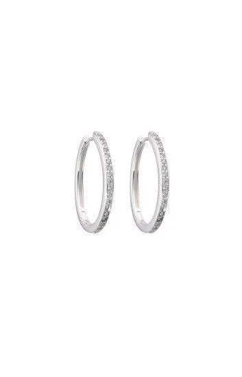 Aros Argollas Ovalados con Circones 20mm