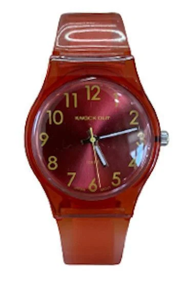 Reloj Knock Out Analogos Caucho Dama 8472.145