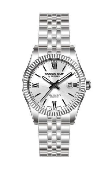 Reloj Knock Out Acero Dama 9128.106