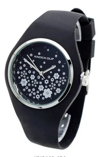 Reloj Knock Out Analogos Caucho Dama 8469.636