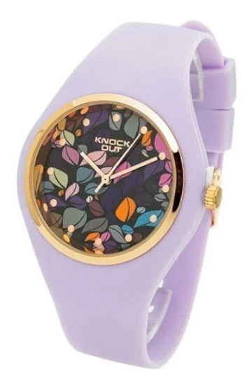 Reloj Knock Out Analogos Caucho Dama 8469.199