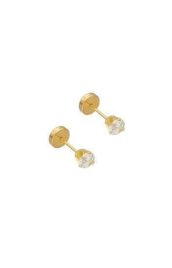Abridor Oro 18 Kt. c/Tic Laminado Grifa 3.00mm Blanca