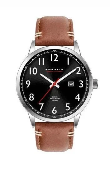 Reloj Knock Out Cuero Hombre 2613.043