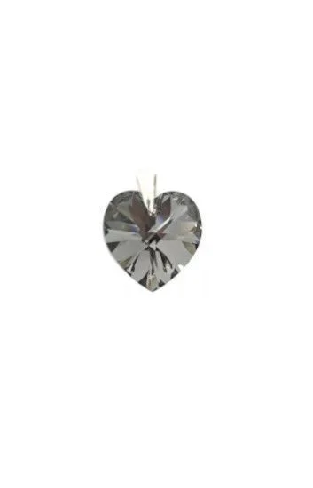 Dije de Crystal Corazon 14mm