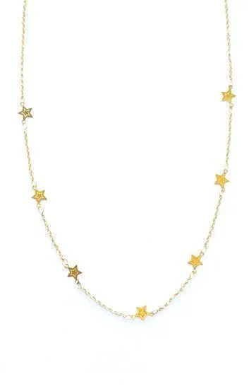 Collar Estrellas Eslabonadas