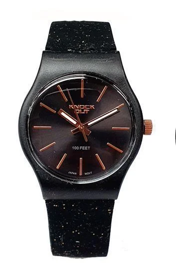 Reloj Knock Out Analogos Caucho Dama 8441.323