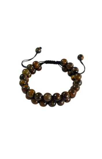 Pulsera Piedras Naturales Ojo de Tigre 8mm