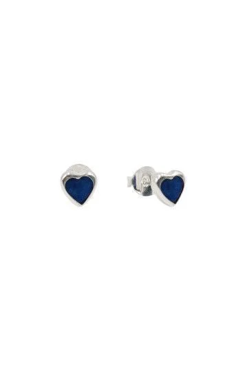 Aros de Piedra en Forma de Corazon 7mm