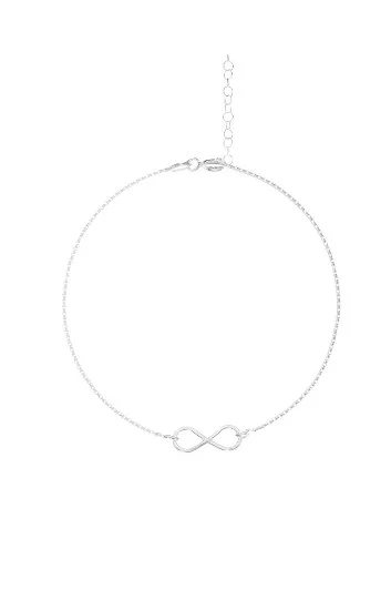 Pulsera de Cadena Veneciana con Dije de Infinito
