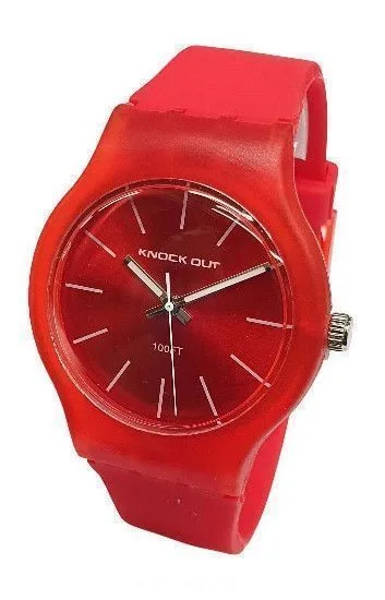 Reloj Knock Out Analogos Caucho Dama 8945.800