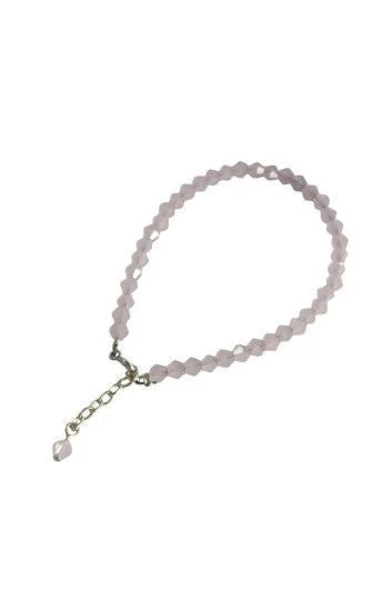Pulsera de Cristal Checo con Dije Piedra