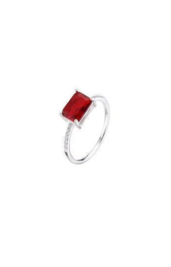 Anillo de Cubic Cuadrado con Circones