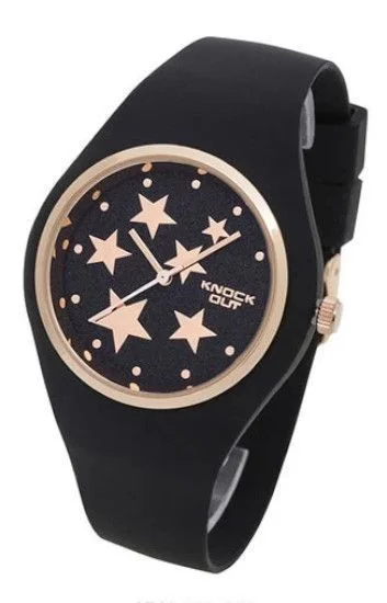 Reloj Knock Out Analogos Caucho Dama 8469.943