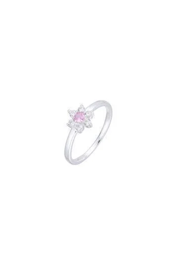 Anillo de Flor con Cubic