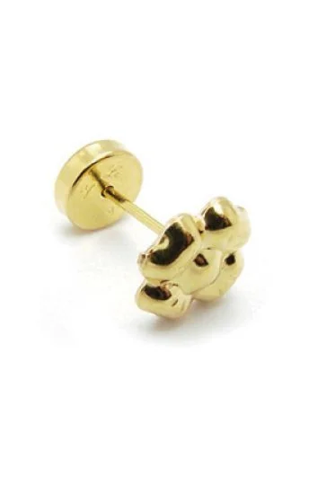 Abridor Oro 18 Kt. Trebol con Cuerpo