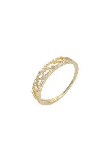 Anillo de Corazones con Circones