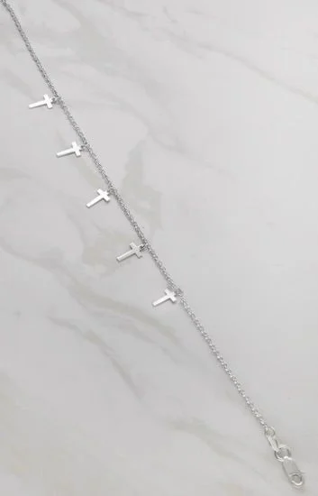 Pulsera con Cruces Colgantes