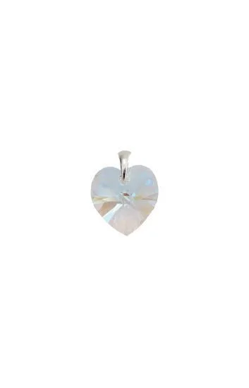 Dije de Crystal Corazon 14mm