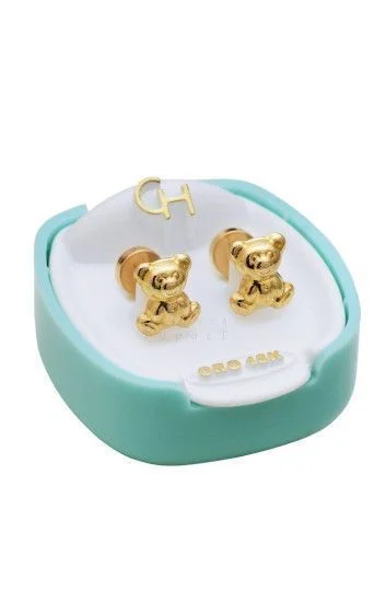 Abridor Oro 18 Kt. Oso con Cuerpo