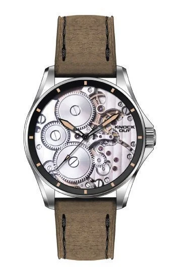 Reloj Knock Out Cuero Hombre 2605.065