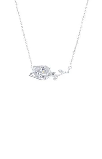 Gargantilla de Tulipan con Cubic
