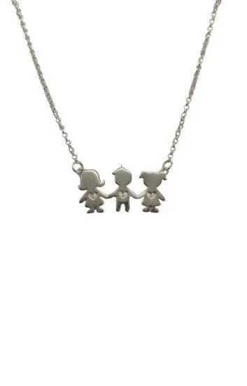 Conjunto Cadena Rolo de 3 Hermanos Nena, Nene y Nena