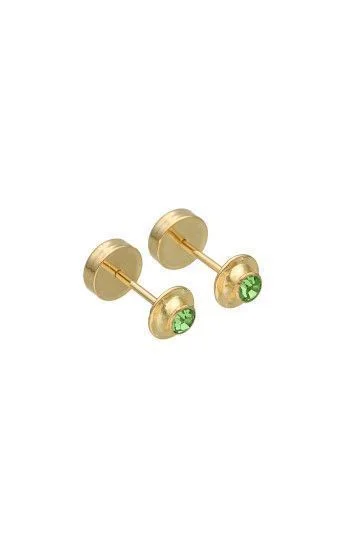 Abridor Oro 18 Kt. c/Tic Laminado Stras Chico