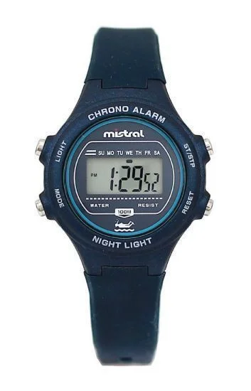 Reloj Mistral Caucho Digital Dama LDX-BAN-2B