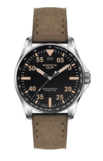 Reloj Knock Out Cuero Hombre 2605.045