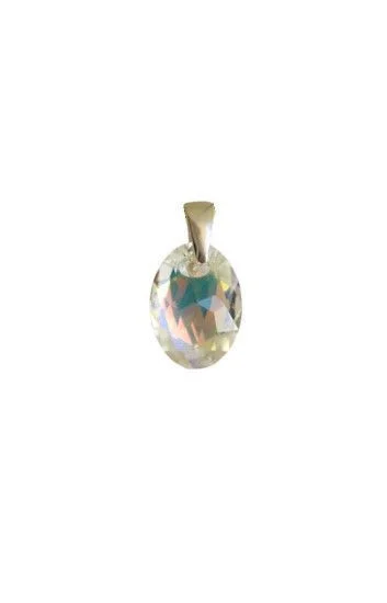 Dije de Crystal Eliptic Cut 11mm