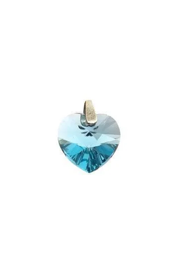Dije de Crystal Corazon 18mm