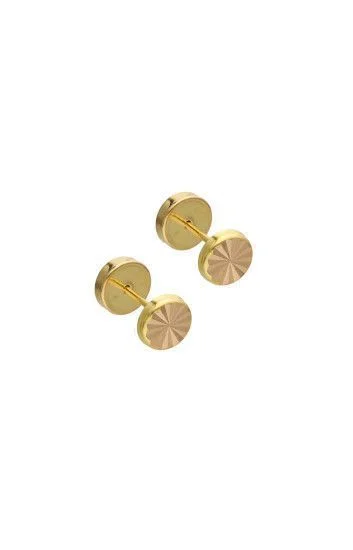 Abridor Oro 18 Kt. c/Tic Laminado Facetado