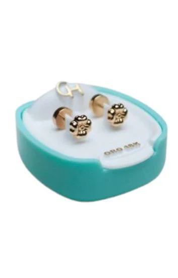 Abridor Oro 18 Kt. Trebol con Cuerpo