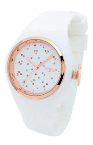 Reloj Knock Out Analogos Caucho Dama 8469.616