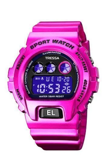 Reloj Tressa Caucho Digital Hombre POWER-07