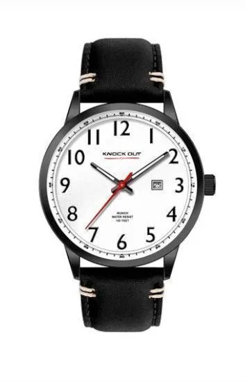 Reloj Knock Out Cuero Hombre 2613.031