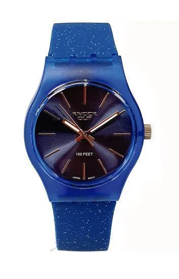 Reloj Knock Out Analogos Caucho Dama 8442.288