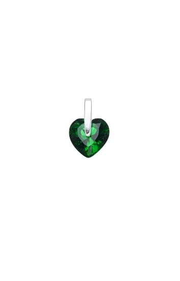 Dije Colgante Punto de Luz en Forma de Corazon 10mm