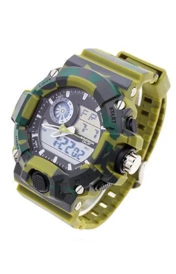 Reloj Knock Out Analogo Digital Caucho 8173.027