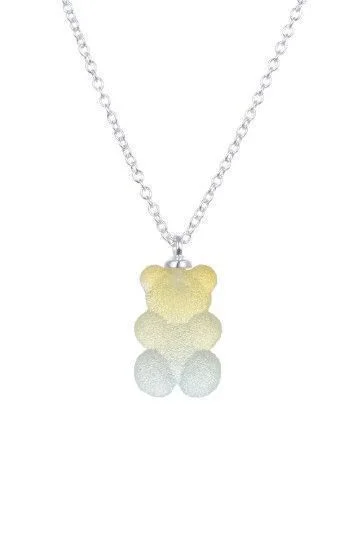 Gargantilla de Osito de Goma Amarillo