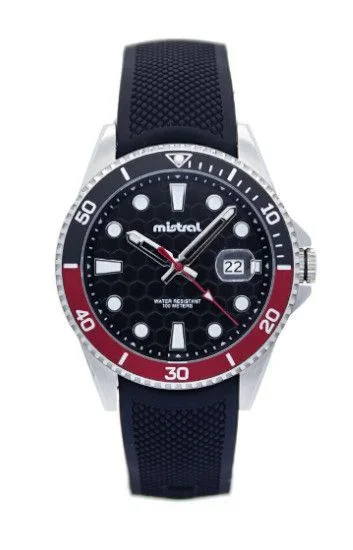 Reloj Mistral Caucho Analogo Hombre GTI-2024-01