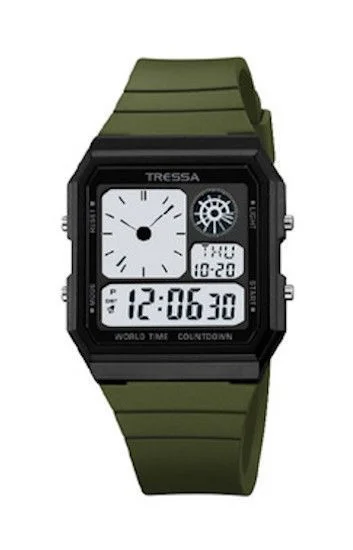 Reloj Tressa Caucho Digital Hombre GINO-02