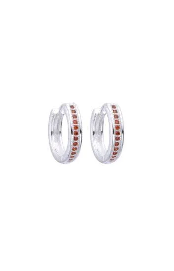 Aros con Cubic Redondo Engarzado