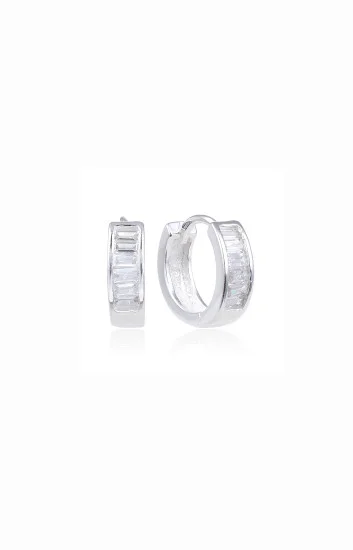 Aro Huggies con Circones Baguette 14mm