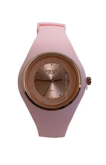 Reloj Knock Out Analogos Caucho Dama 8469.904
