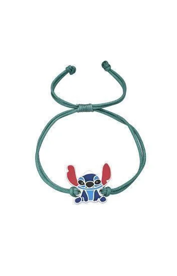 Pulsera Ajustable de Cord n Tejido con Dije de Stitch