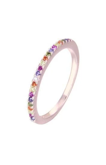 Anillo con Circones Multicolor Medio Sin Fin